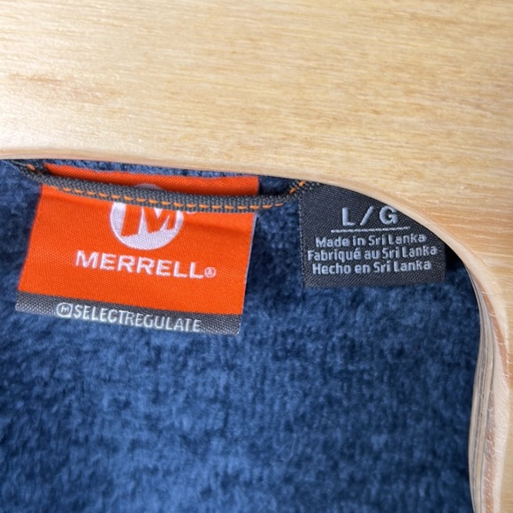 Merrell Men’s 1/4 snap Kolchak Pullover geometric design size large - Picture 7 of 10